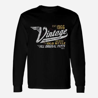 Vintage 1966 Aged To Perfection Unisex Long Sleeve | Crazezy