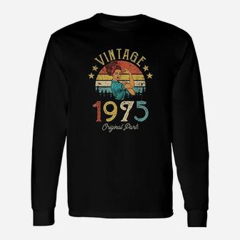 Vintage 1975 Made In 1975 45Th Birthday 45 Years Old Gift Unisex Long Sleeve | Crazezy