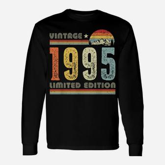 Vintage 1995 Made In 1995 26Th Birthday Shirt 26 Years Old Unisex Long Sleeve | Crazezy