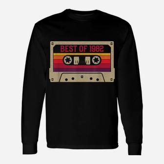 Vintage 39 Years Old Cassette Tape Best 1982 39Th Birthday Unisex Long Sleeve | Crazezy