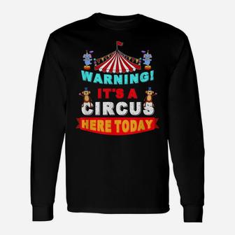 Vintage Costume Event Circus Staff Themed Birthday Party Unisex Long Sleeve | Crazezy DE