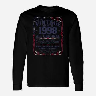 Vintage Legend Born In 1998 21St Birthday Usa Unisex Long Sleeve | Crazezy UK