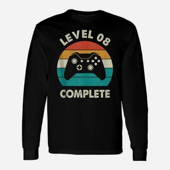 Vintage Level 8Th Complete 8 Year Wedding Anniversary Gift Unisex Long Sleeve | Crazezy