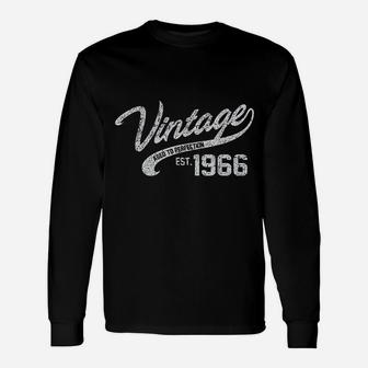 Vintage Made In 1966 55Th Birthday Unisex Long Sleeve | Crazezy