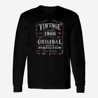 Vintage Made In 1966 55Th Birthday Unisex Long Sleeve | Crazezy