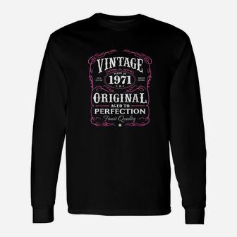 Vintage Made In 1971 47Th Birthday Gift Unisex Long Sleeve | Crazezy CA