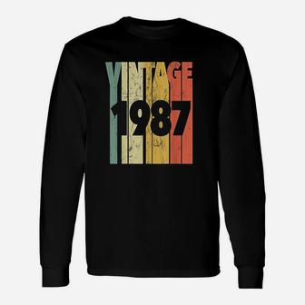 Vintage Made In 1987 Classic Unisex Long Sleeve | Crazezy DE