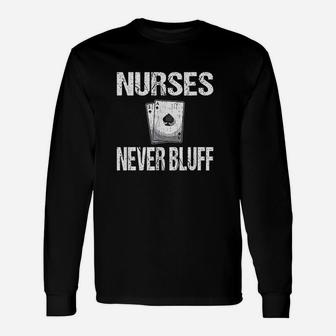 Vintage Nurses Never Unisex Long Sleeve | Crazezy