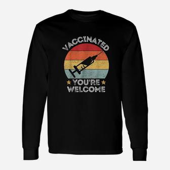 Vintage Pro Support You Are Welcome Unisex Long Sleeve | Crazezy