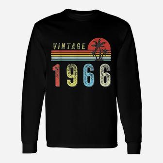 Vintage Retro 1966  55Th Birthday Unisex Long Sleeve | Crazezy