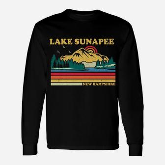 Vintage Retro Family Vacation New Hampshire Sunapee Lake Unisex Long Sleeve | Crazezy