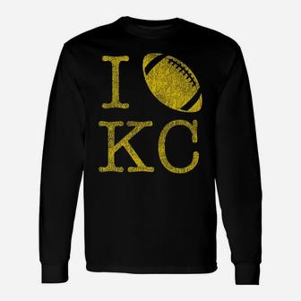 Vintage Sunday Funday Tshirt I Love Kansas City Kc Football Unisex Long Sleeve | Crazezy DE