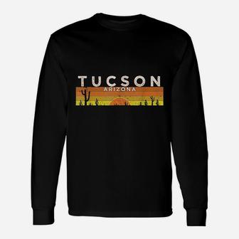 Vintage Tucson Arizona Desert Retro Unisex Long Sleeve | Crazezy