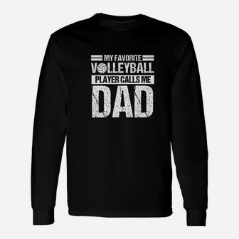 Volleyball Player Calls Dad Unisex Long Sleeve | Crazezy UK