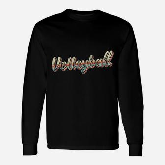 Volleyball Vintage Unisex Long Sleeve | Crazezy DE