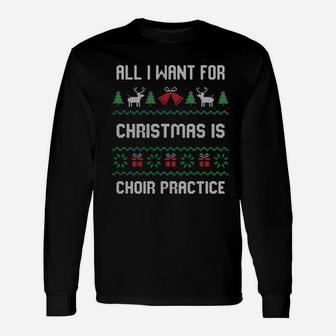 All I Want For Christ Long Sleeve T-Shirt - Monsterry AU