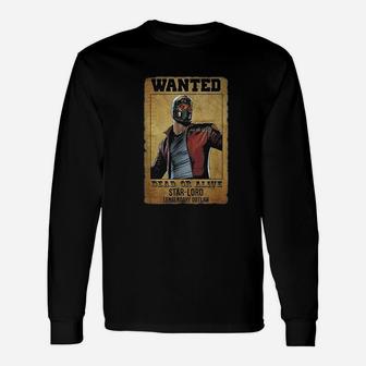 Wanted Poster Unisex Long Sleeve | Crazezy