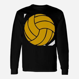 Water Polo Ball Love Heart Symbol Swimming Sport Gifts Unisex Long Sleeve | Crazezy UK