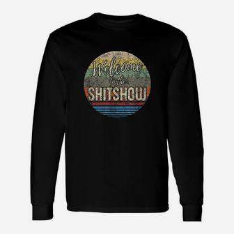 Welcome To The Show In Retro Vintage Colors Unisex Long Sleeve | Crazezy