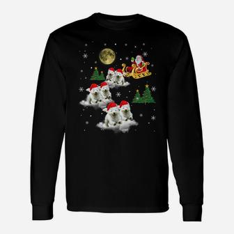 Westie Christmas Funny Westie Dog Lover Gift For Xmas Pajama Unisex Long Sleeve | Crazezy CA