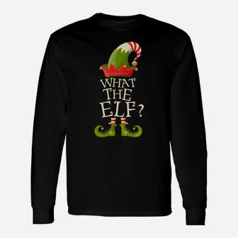 What The Elf Group Matching Family Christmas Gift Outfit Unisex Long Sleeve | Crazezy