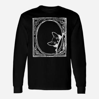 Women's Cat Shirt For Cats And Animal Lovers Kittens Unisex Long Sleeve | Crazezy
