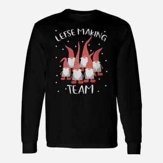 Womens Lefse Making Team God Jul Gnome Tomte Xmas Santa Christmas Unisex Long Sleeve | Crazezy UK