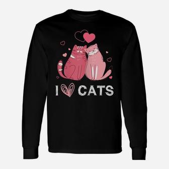 Womens Love Kittens Cat Lovers Apparel Unisex Long Sleeve | Crazezy UK