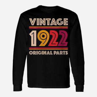 Womens Made In 1922 97 Years Old Gift Vintage 97Th Birthday Unisex Long Sleeve | Crazezy DE