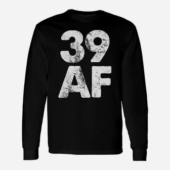 Womens Vintage 39 Af Made In 1982 Classic 40Th Birthday Unisex Long Sleeve | Crazezy AU