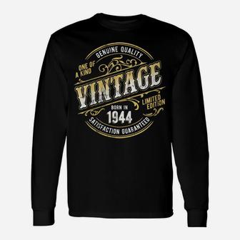 Womens Vintage Living Legend Made In 1944 Classic 77Th Birthday Unisex Long Sleeve | Crazezy UK