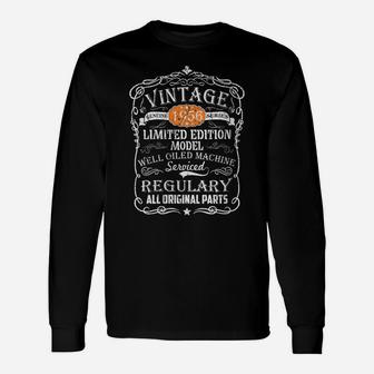 Womens Vintage Made In 1956 Retro Classic 65Th Birthday Unisex Long Sleeve | Crazezy DE