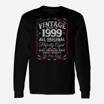 Womens Vintage Usa Legends Made In 1999 Classic 21St Birthday Z2 Unisex Long Sleeve | Crazezy UK