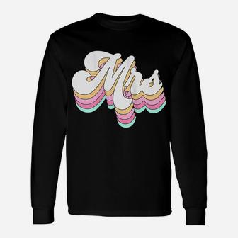 Womens Wedding Gift For Her Bride Engaged Woman Friend Future Mrs Unisex Long Sleeve | Crazezy