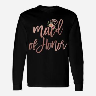 Womens Wedding Shower Gift For Sister From Bride Maid Of Honor Unisex Long Sleeve | Crazezy