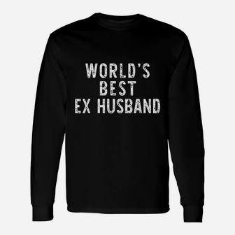 Worlds Best Ex Husband Long Sleeve T-Shirt - Thegiftio UK