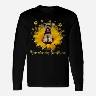 Yorkie You Are My Sunshine Long Sleeve T-Shirt - Monsterry DE