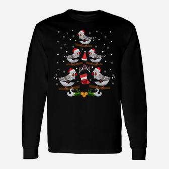 Zebra Finch Christmas Tree Matching Family Funny Xmas Gifts Sweatshirt Unisex Long Sleeve | Crazezy