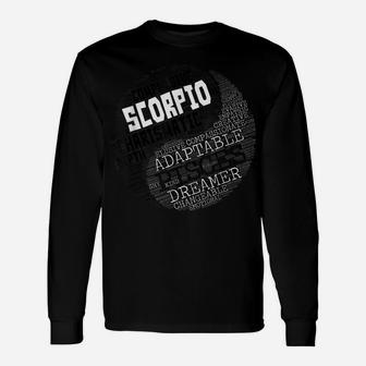 Zodiac Facts Men & Women Scorpio And Pisces T-Shirt Unisex Long Sleeve | Crazezy AU