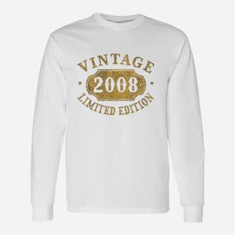 13 Years Old 13Th Birthday Anniversary Gift 2008 Unisex Long Sleeve | Crazezy