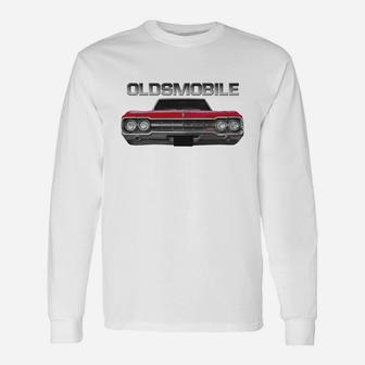 1965 Olds 442 Two Side Red Long Sleeve T-Shirt - Thegiftio UK
