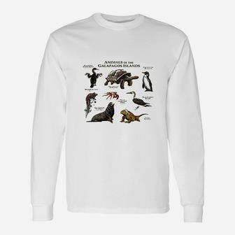 Animals Of The Galapagos Islands Unisex Long Sleeve | Crazezy CA