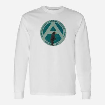Appalachian Trail Marker Bear National Scenic Trail Long Sleeve T-Shirt - Thegiftio UK
