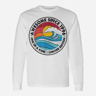 Awesome Since 1996 25 Years Old - Born In 1996 25Th Birthday Unisex Long Sleeve | Crazezy