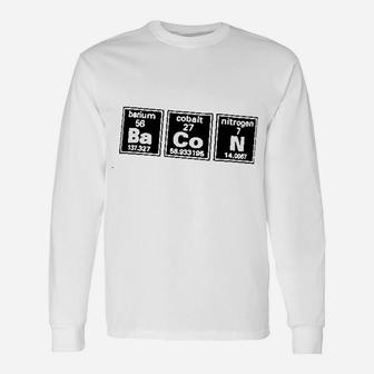 Ba Co N Periodic Elements Unisex Long Sleeve | Crazezy CA