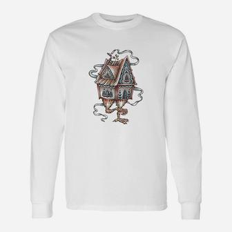 Baba Yagas House Long Sleeve T-Shirt - Thegiftio UK