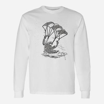 Be Free Clothing Swooping Skydiving Unisex Long Sleeve | Crazezy