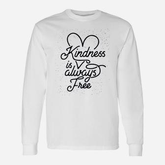 Be Kind Choose Kindness Teacher Unisex Long Sleeve | Crazezy DE