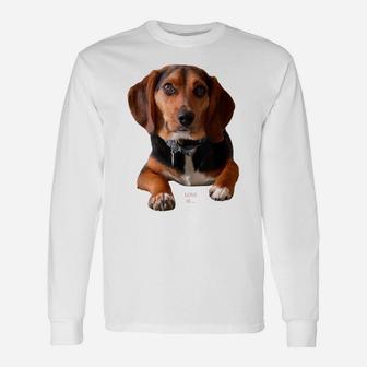 Beagle Shirt Beagles Tee Love Dog Mom Dad Puppy Love Pet T Unisex Long Sleeve | Crazezy DE