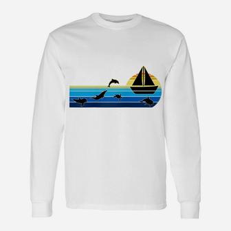 Beautiful Sunrise Sailboat - Sailing Raglan Baseball Tee Unisex Long Sleeve | Crazezy
